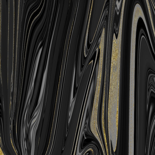 Photo black and gold marble texture