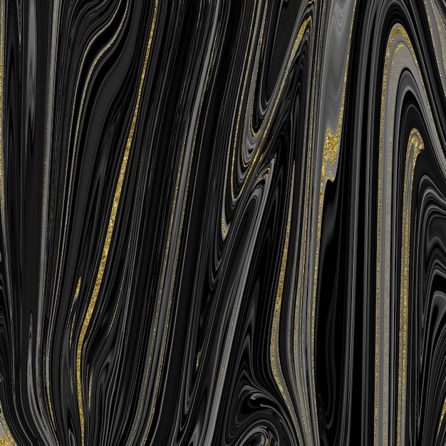 Black and gold marble texture