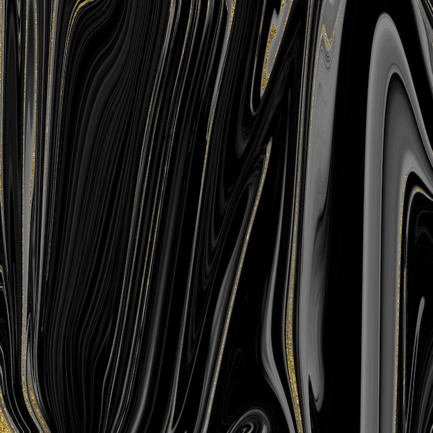 Black and gold marble texture