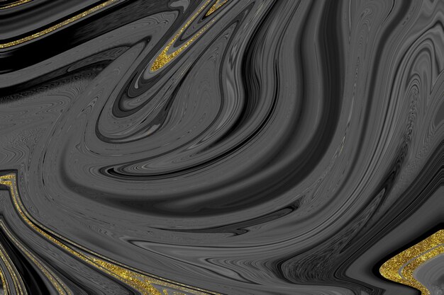 Black and gold marble texture