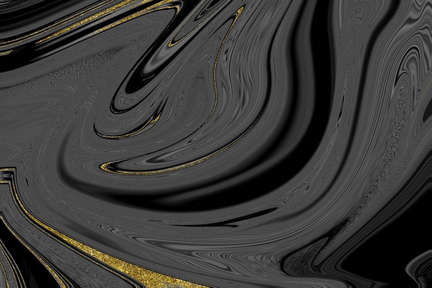 Black and gold marble texture