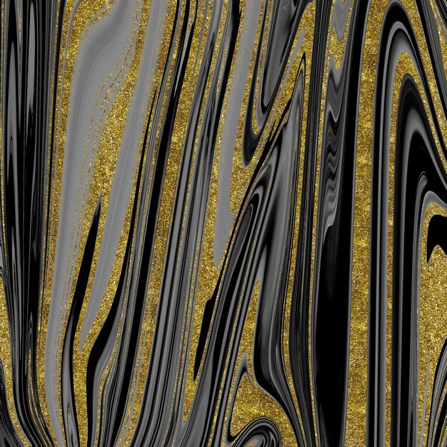 Black and gold marble texture