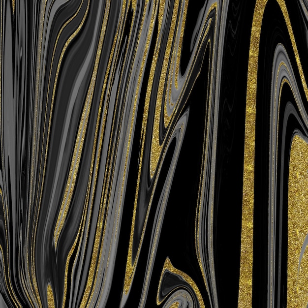 Black and gold marble texture