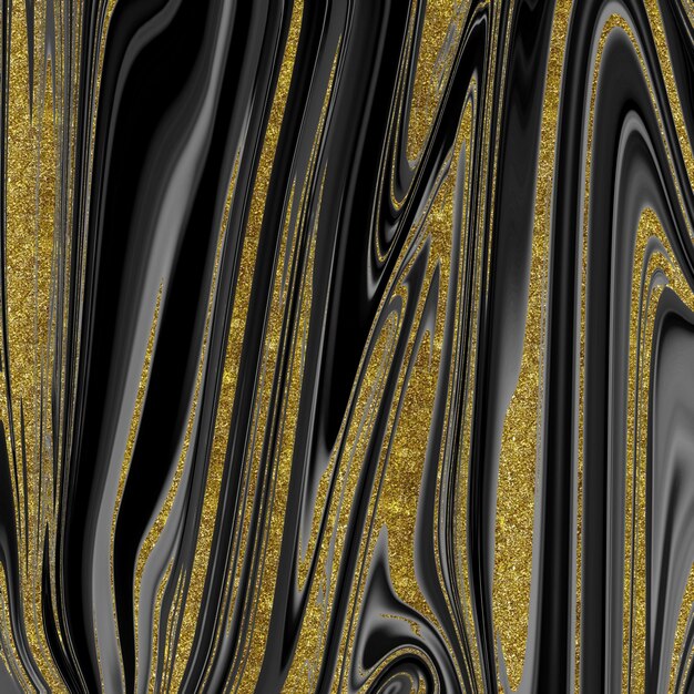 Black and gold marble texture