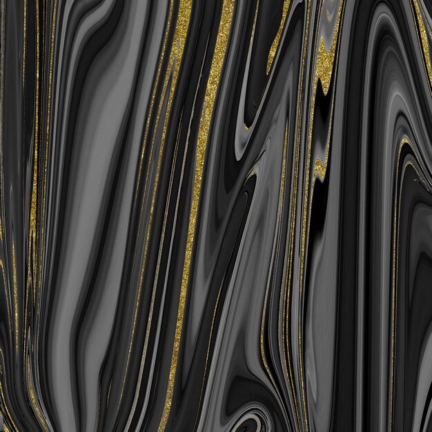 Black and gold marble texture