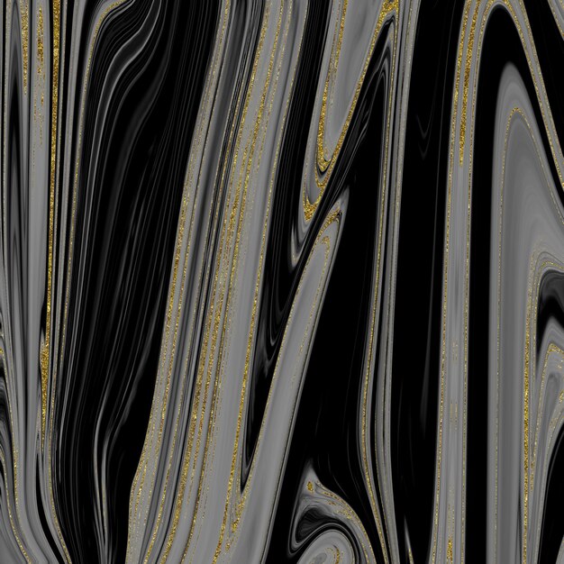 Black and gold marble texture