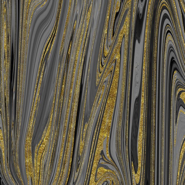 Black and gold marble texture