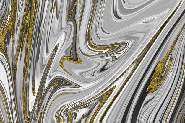 Black and gold marble texture