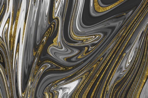 Black and gold marble texture