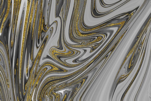 Black and gold marble texture