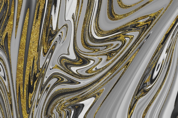 Black and gold marble texture