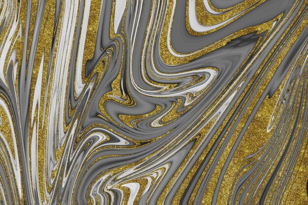 Black and gold marble texture