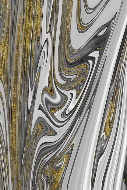 Black and gold marble texture