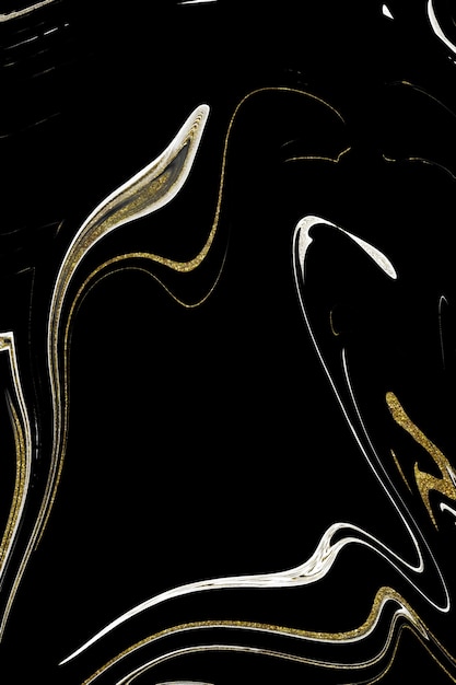 Black and gold marble texture