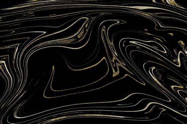 Black and gold marble texture