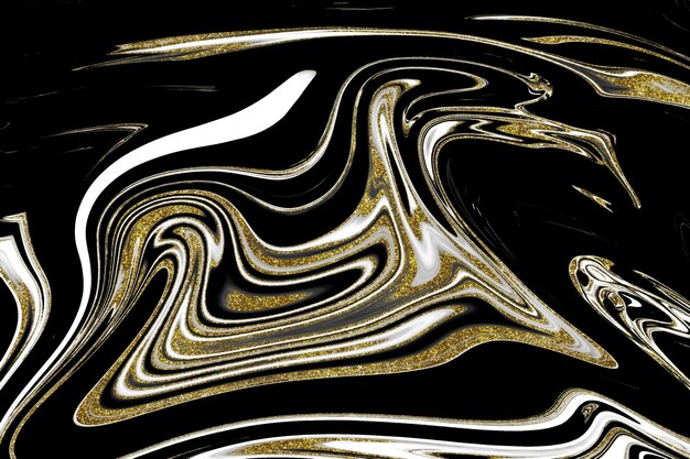 Black and gold marble texture