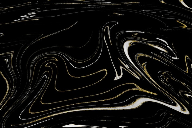 Black and gold marble texture