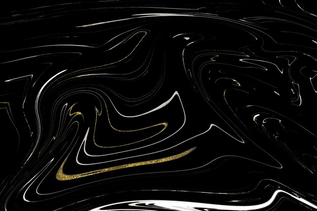 Black and gold marble texture