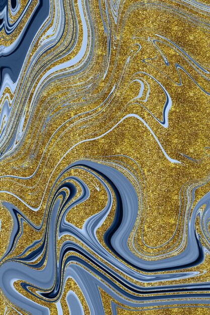 Black and gold marble texture