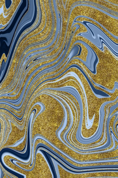 Black and gold marble texture