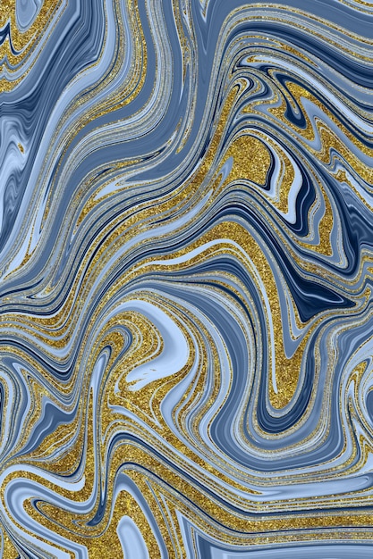 Black and gold marble texture