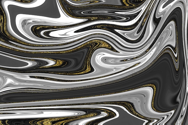 Black and gold marble texture