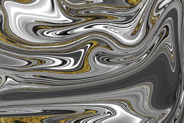 Black and gold marble texture