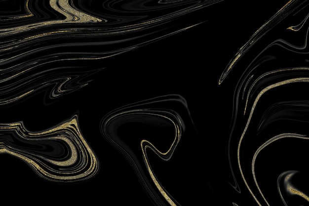 Black and gold marble texture