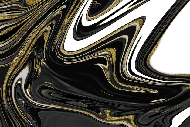 Black and gold marble texture