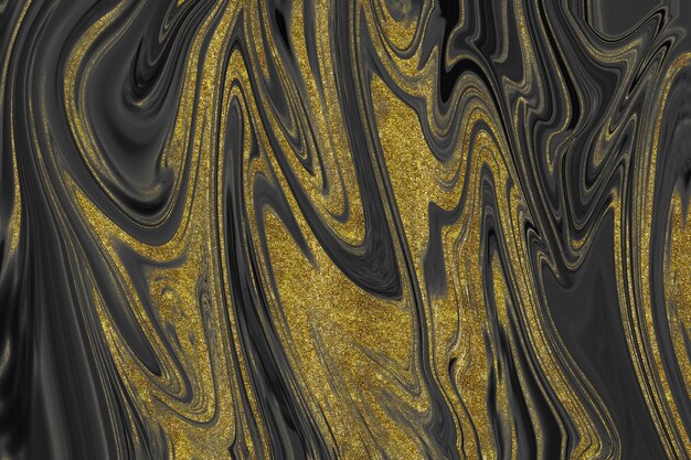 Black and gold marble texture