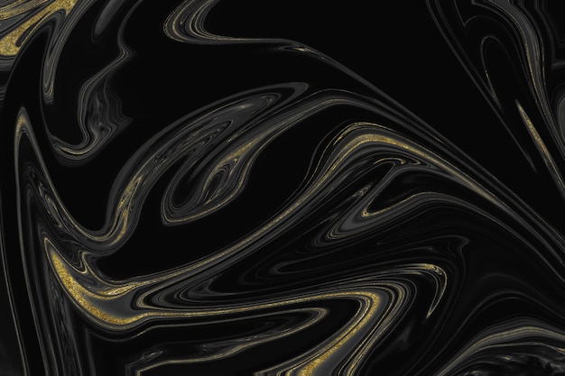 Black and gold marble texture