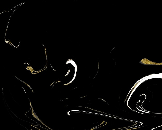 Black and gold marble texture