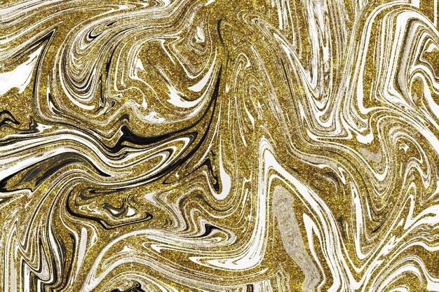 Black and gold marble texture