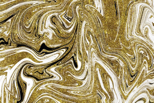 Black and gold marble texture