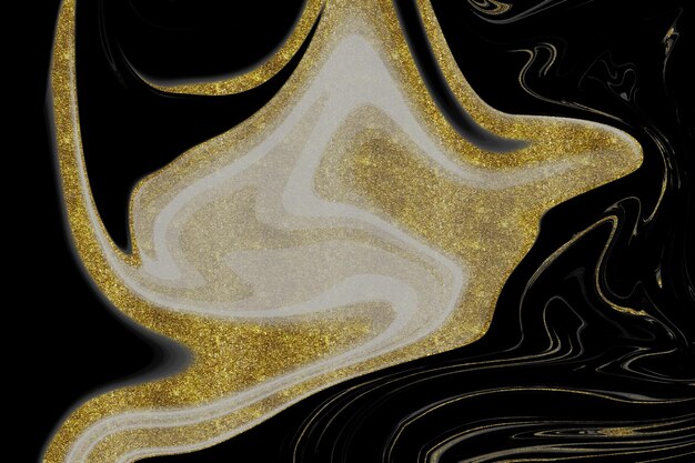 Black and gold marble texture