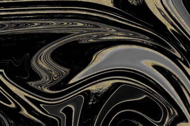 Black and gold marble texture