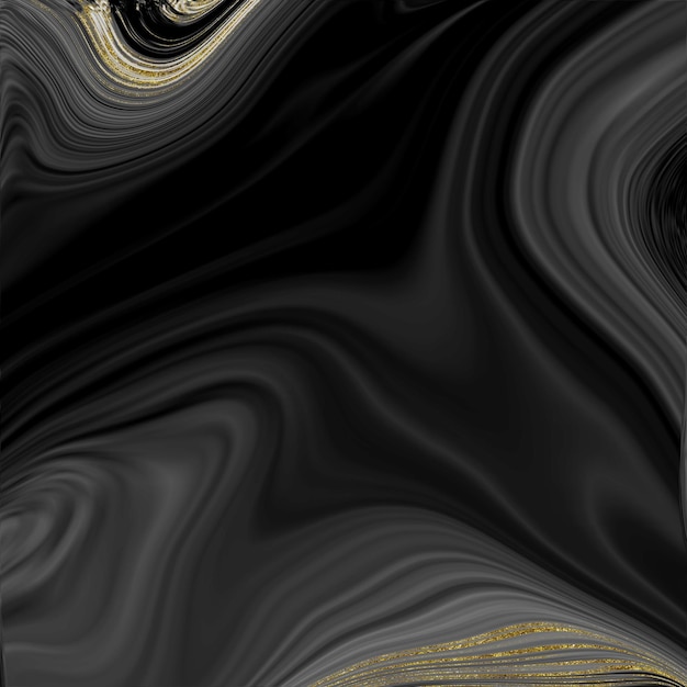 Black and gold marble texture