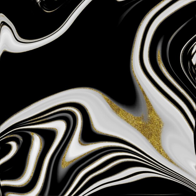 Black and gold marble texture