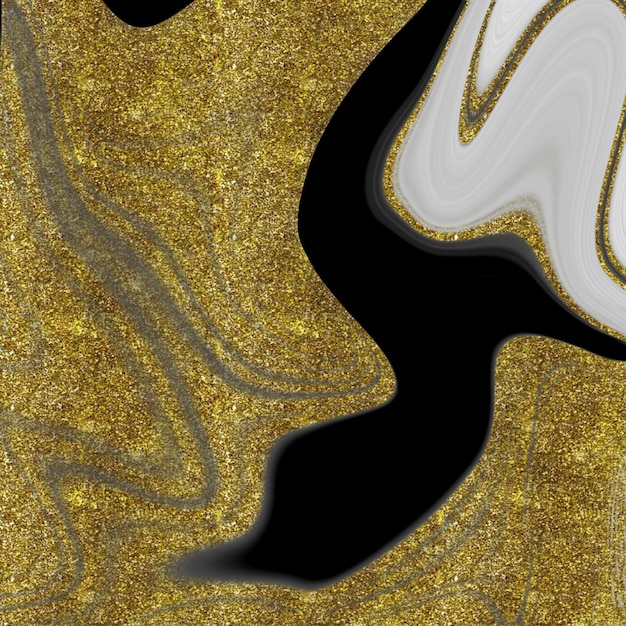 Black and gold marble texture