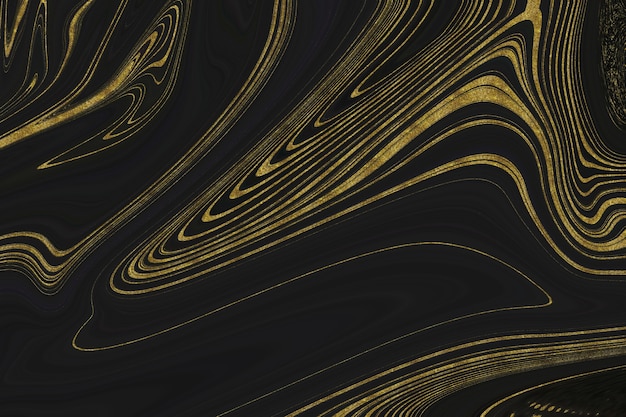 Black and gold marble texture