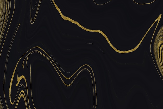 Black and gold marble texture