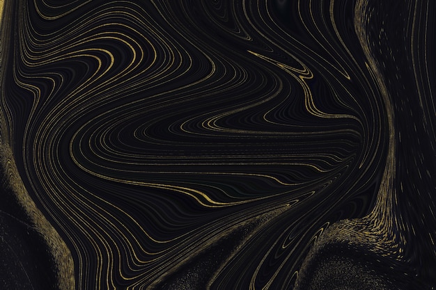 Black and gold marble texture