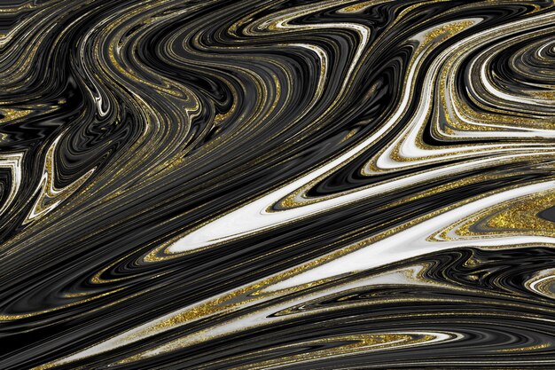 Black and gold marble texture