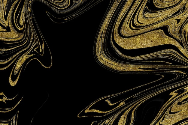 Black and gold marble texture