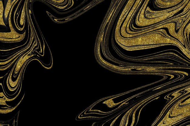 Black and gold marble texture