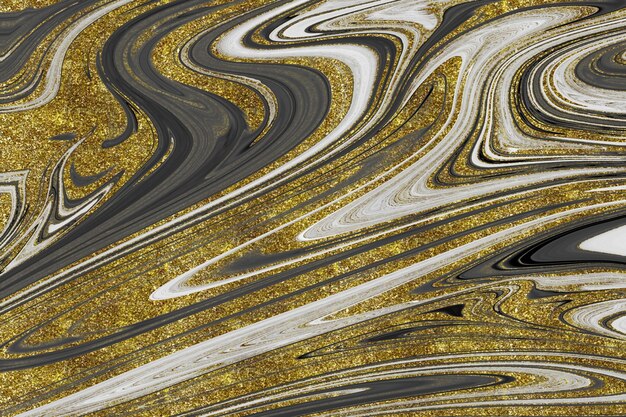 Black and gold marble texture