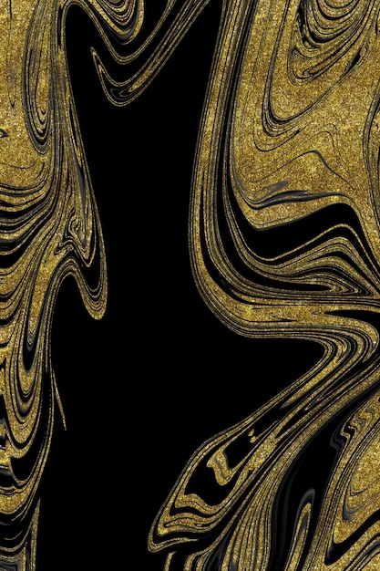 Black and gold marble texture