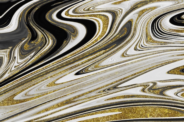 Black and gold marble texture