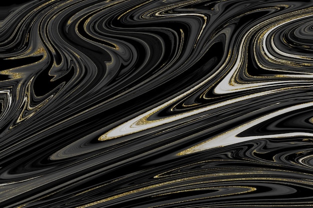 Black and gold marble texture