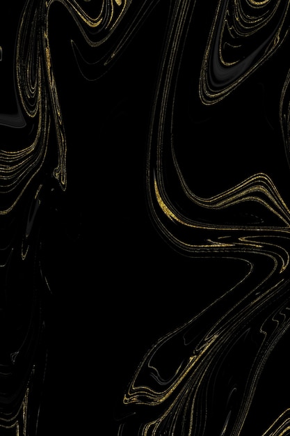 Black and gold marble texture